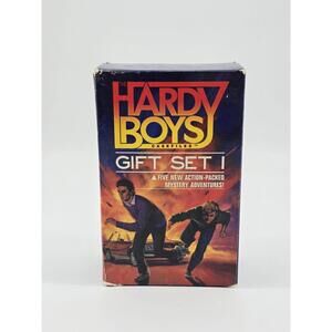 The HARDY BOYS Casefiles Series Gift Set Books 1, 2, 3, 4 & 5 Paperback VTG 80's